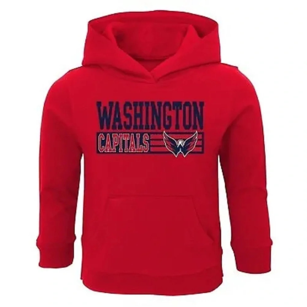 Nwt Boy's NHL Washington Capitols Hooded Sweatshirts. 4T. Red kangaroo pocket.